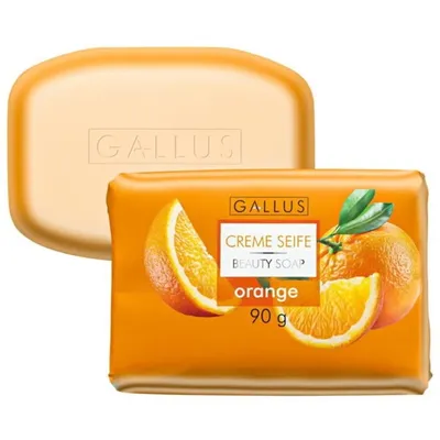 Gallus Creme Seife Beauty Soap Orange (Kremowe mydło w kostce `Pomarańcza`)