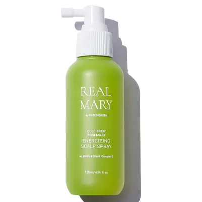 Rated Green Real Mary, Cold Brew Rosemary Energizing Scalp Spray (Pobudzający spray do skóry głowy)