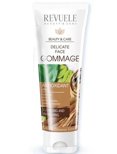 Revuele Beauty & Care, Delicate Face Gommage (Delikatna peeling `Kawa z glinką i cynamonem`)