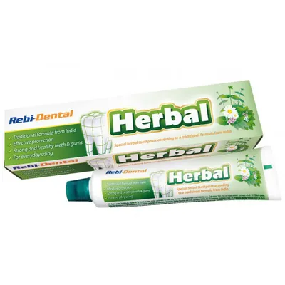 Rebicek Rebi-Dental Herbal (Ziołowa pasta do zębów bez fluoru)