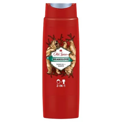 Old Spice Bearglove, Shower Gel + Shampoo (2 w 1 żel pod prysznic i szampon)