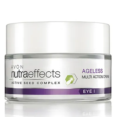 Avon Nutra Effects, Ageless, Multi Action Eye Cream (Ujędrniająco-odżywczy krem pod oczy na pierwsze zmarszczki 35+)