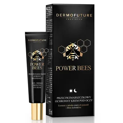 Dermofuture Precision Power Bees, Krem pod oczy ochronny przeciwzmarszczkowy