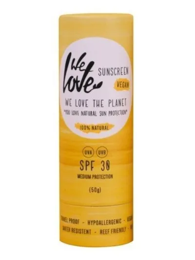 We Love The Planet Sunscreen SPF 30 (Sztyft przeciwsłoneczny)