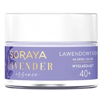 Soraya Lavender Essence, Lawendowy krem wygładzający na dzień i na noc 40+
