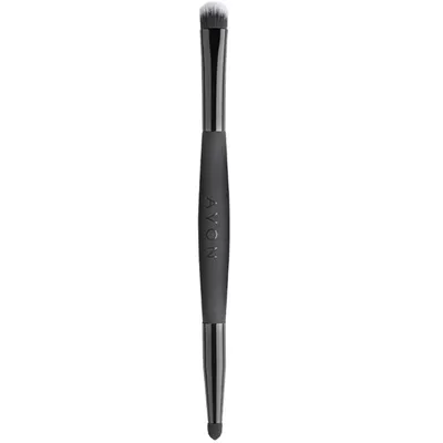 Avon Pędzel dwustronny z gąbką do oczu