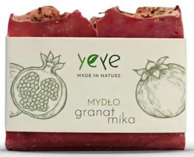 Yeye 100% naturalne mydło `Granat i maika`