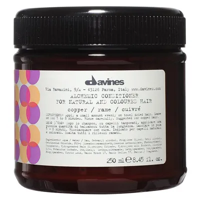Davines Alchemic, Conditioner Copper (Odżywka podkreślająca kolor włosów miedzianych)