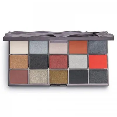 Revolution Beauty (Makeup Revolution) Glass Skin, Black Ice Eyeshadow Palette (Paleta 15 cieni do powiek)