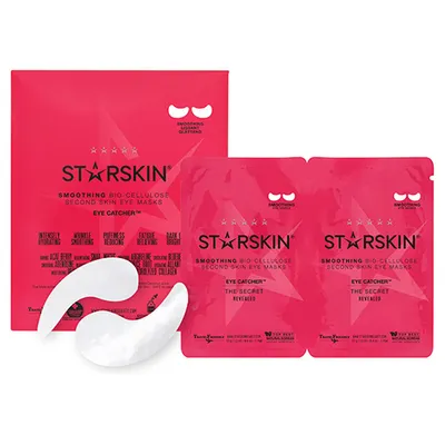 StarSkin Eye Catcher, Smoothing Bio-Cellulose, Second Skin Eye Masks (Wygładzające maseczki pod oczy)