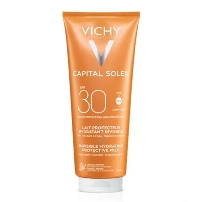 Vichy Capital Soleil SPF30 Lait Protecteur Hydratant Invisible (Ochronne mleczko do twarzy i ciała SPF 30)