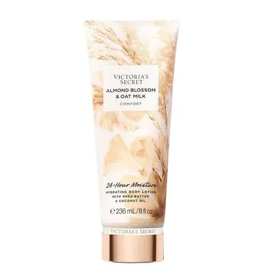 Victoria's Secret Almond Blossom & Oat Milk, Comfort 24-Hour Moisture Hydrating Body Lotion (Intensywnie nawilżający balsam do ciała)