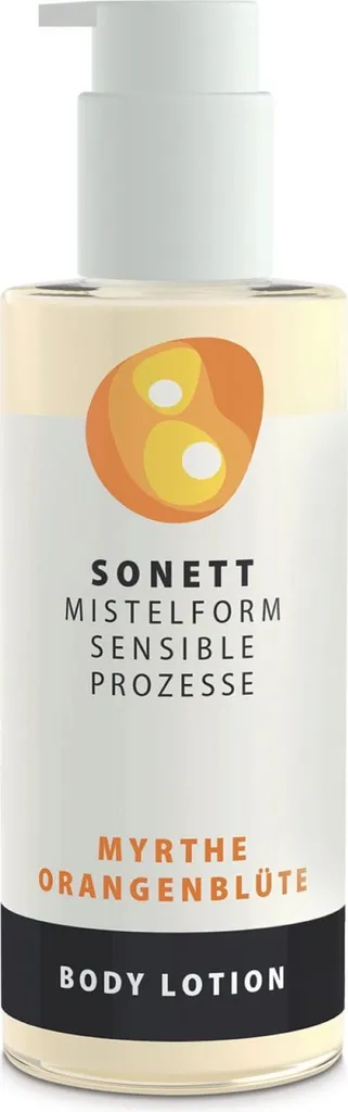 Sonett Mistelform Sensible Prozesse  Myrthe & Orangenblute Body Lotion (Olejek do ciała i masażu)
