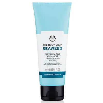 The Body Shop Seaweed, Pore-Cleansing Facial Exfoliator (Peeling do mycia twarzy algowy do cery zanieczyszczonej)