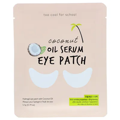 Too Cool For School Coconut Oil Serum Eye Patch (Płatki na oczy z olejkiem kokosowym)