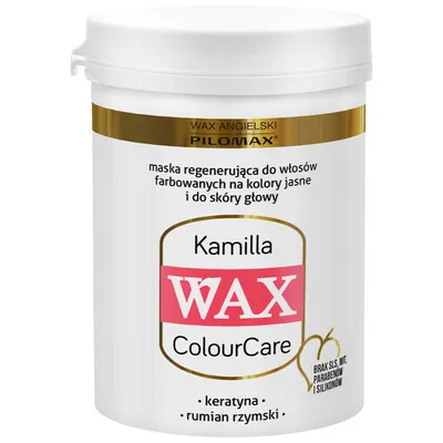 Laboratorium Pilomax ColourCare, Kamilla WAX, Maska do włosów farbowanych jasnych