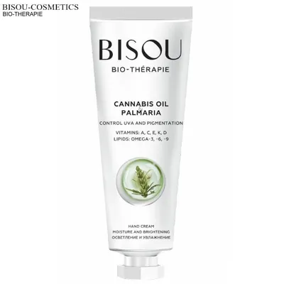 Bisou Bio-therapie, Cannabis Oil & Palmaria Control UVA and Pigmentation Hand Cream (Krem do rąk)