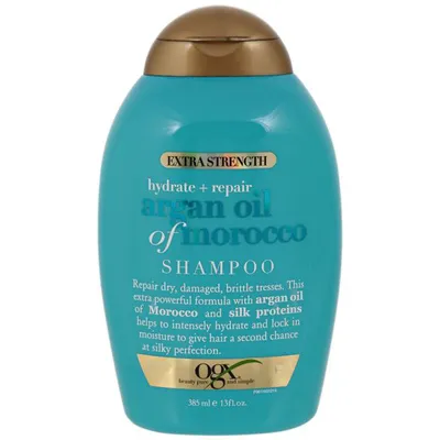 Organix Extra Strength Hydrate + Repair, Argan Oil of Morocco Shampoo (Szampon odbudowujący z olejkiem arganowym)