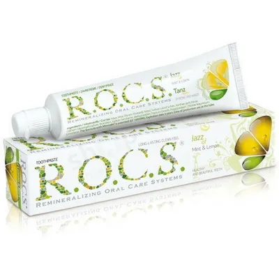 ROCS Lemon & Mint, Pasta o smaku cytryny i mięty