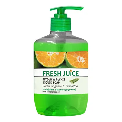 Fresh Juice Liquid Soap Green Tangerine & Palmarosa (Mydło w płynie z olejkiem z trawy cytrynowej)