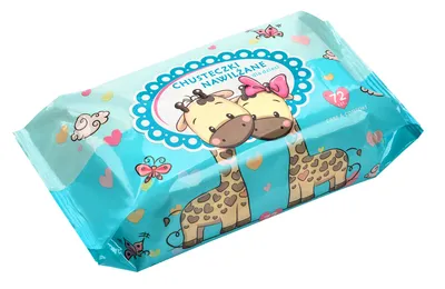 Linteo Baby, Care & Comfort, Chusteczki nawilżane `Soft & Cream`