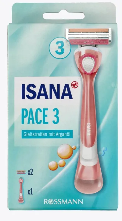Isana Pace 3, Maszynka do golenia dla kobiet (nowa wersja)