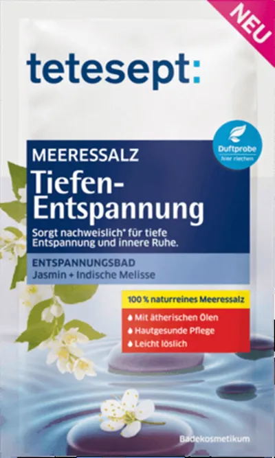 Tetesept Tiefenentspannung, Meerssalz (Sól do kąpieli)