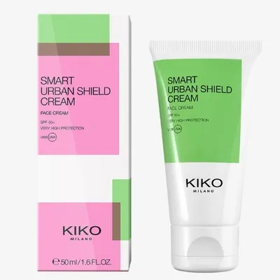 Kiko Milano Smart Urban Shield Cream SPF 50+ (Krem do twarzy z filtrem SPF 50+)