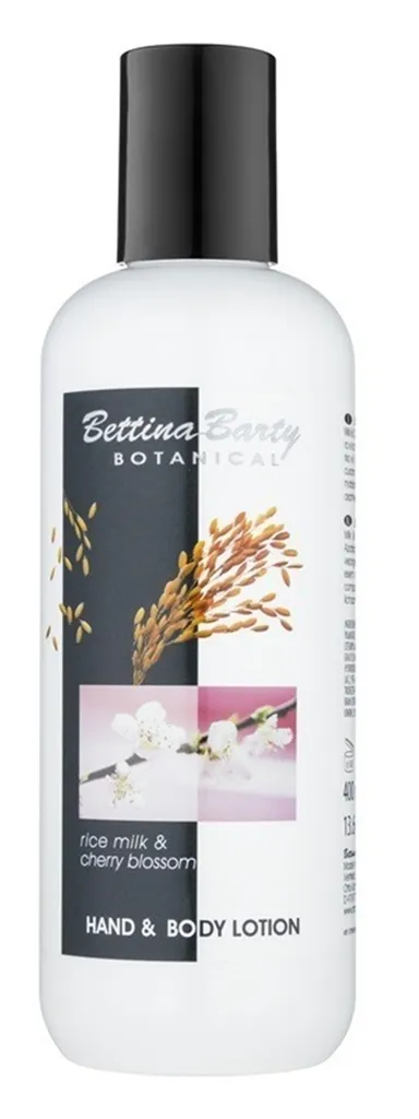 Straub Bettina Barty Botanical, Hand & Body Lotion Rice Milk & Cherry Blossom (Nawilżajace mleczko do ciała)