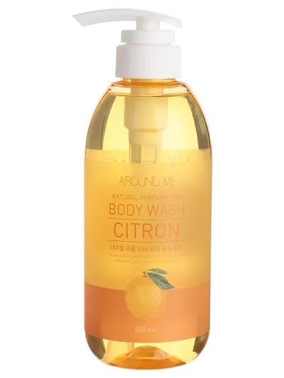 Welcos Around Me, Natural Perfume Vita Body Wash Citron (Żel pod prysznic z ekstraktem z cytryny)
