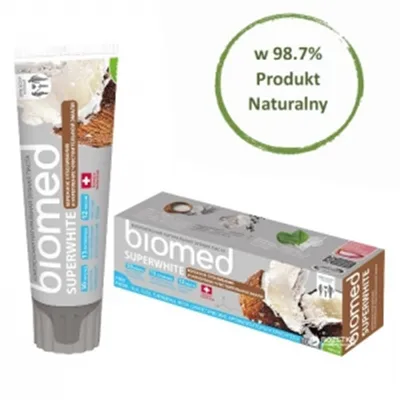 Splat Biomed Super White, Wybielająca pasta do zębów