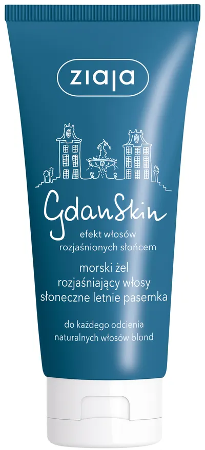 Ziaja GdanSkin, Morski żel rozjaśniający włosy `Słoneczne letnie pasemka`