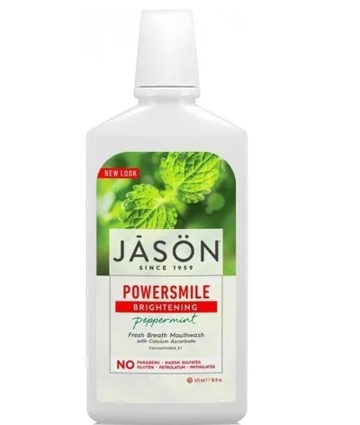 Jason Natural Power Smile Brightening Fresh Breath Mouthwash (Płyn do płukania jamy ustnej z ksylitolem)