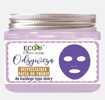 Eco U Choose Nature, Odżywcza oczyszczająca pasta do twarzy