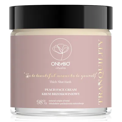 OnlyBio Ritualia Tranquility, Krem do twarzy brzoskwiniowy