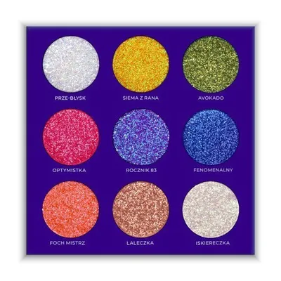 Glam Shop Zmalowana x Glamshop, Paleta błyszczących cieni do oczu `Prze-Błysk`