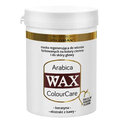 Laboratorium Pilomax ColourCare, Arabica WAX, Maska do włosów farbowanych ciemnych