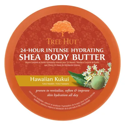 Tree Hut 24 Hour Intense Hydrating Shea Body Butter Hawaiian Kukui (Intensywnie nawilżające masło do ciała `Kukui`)