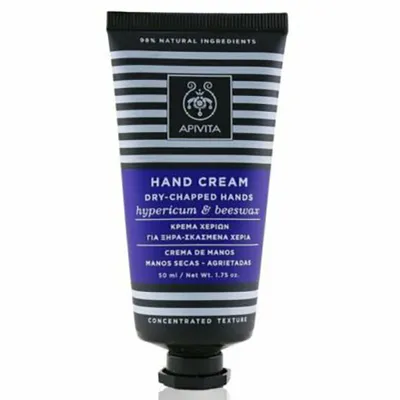 Apivita Hand Cream  Dry-Chapped Hands Concentrated Texture Hypericum & Beeswax (Skoncentrowany krem do suchych i spierzchniętych dłoni)