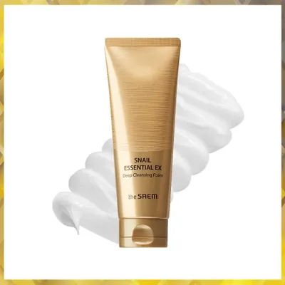 The Saem Snail Essential Ex, Deep Cleansing Foam (Pianka do mycia twarzy)