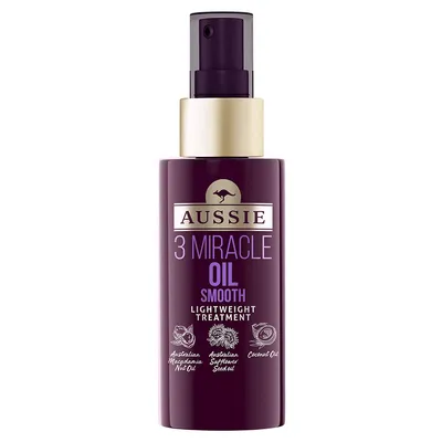 Aussie 3 Miracle Oil Smooth Lightweight Treatment (Lekki olejek do włosów normalnych i cienkich)