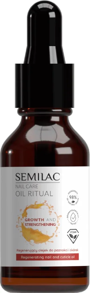 Semilac Nail Care Oil Ritual, Regenerujący olejek do paznokci i skórek