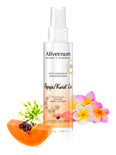 Allvernum Nature's Essences Perfumowana mgiełka do ciała `Papaja / kwiat Lei`