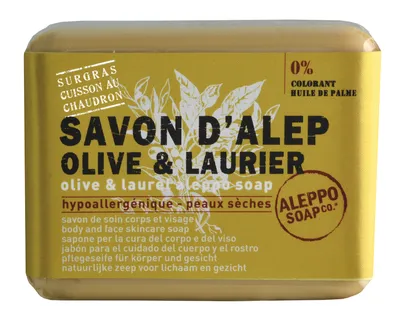 Aleppo Soap Co. Savon d'Alep Olive & Laurier (Mydło Aleppo oliwkowo-laurowe)