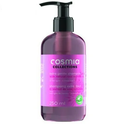 Cosmia Extra Gentle Shampoo with Natural Rose Extract (Bardzo delikatny szampon z naturalnym wyciągiem różanym)
