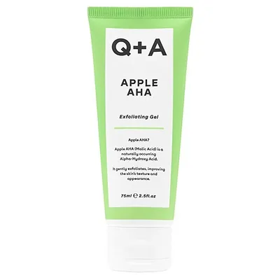 Q+A Apple AHA Exfoliating Gel (Eksfoliujący żel do twarzy z jabłkowym kwasem AHA)