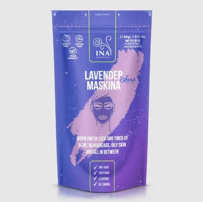 Ina Bulgaria Lavender Maskina (Maska do twarzy lawendowa)