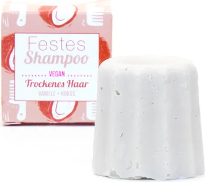Lamazuna Festes Shampoo Vanille & Kokos (Stały szampon `Wanilia i kokos`)