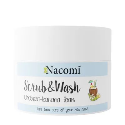 Nacomi Scrub & Wash Coconut Banana Foam (Piankowy peeling `Kokos - banan`)