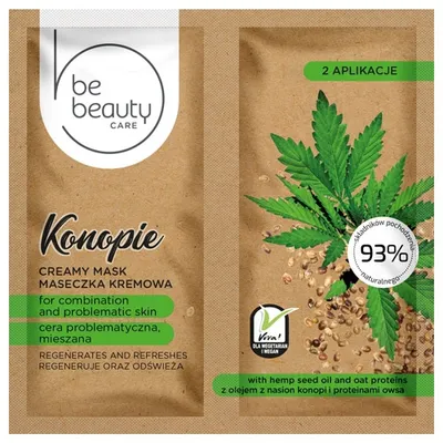 bebeauty Maseczka kremowa `Konopie`